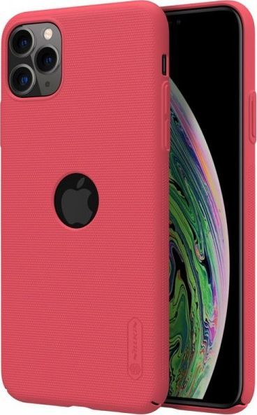 Kapak telefoni Nillkin Super Frosted Shield, për iPhone 11 Pro Max, polikarbonat, e kuqe e ndezur