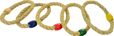 Игра со прстени Schildkrot Garden Game Ring Toss SFS0060, дрво FSC, преклоплива, шарена