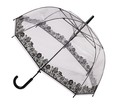 Ombrellë Blooming Brollies, tejdukshme/ zezë