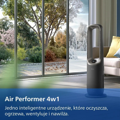 Pastrues ajri Philips Air Performer 9000 AMF970/10, 4 në 1, deri 48 m², gri i errët