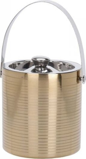 Кофа за мраз Home Decoration Golden Cooler, не’рѓосувачки челик, со капак, златна боја