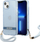 Mbulesë telefoni Guess GUHCP13MHTSGSB për iPhone 13 6.1\", transparente, blu