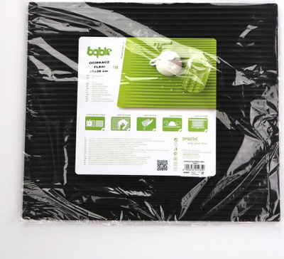 Tapet tharje enësh Practic Flexi, 45x39 cm, plastikë pa BPA, i zi