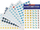 Ngjitëse planifikuesi Essentials Weather Planner, 300 ngjitëse, motive moti, shumëngjyrëshe