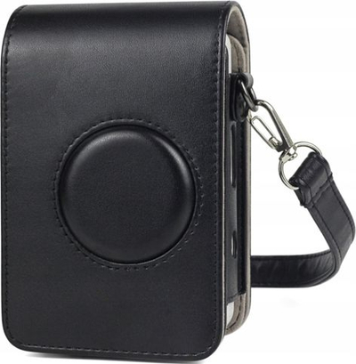 Калфе LoveInstant за Fujifilm Instax Mini LiPlay, еко кожа, со ремен, црн