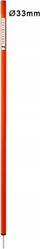 Shtyllë stërvitore Elite Slalom Training Pole, 170 cm, diametër 33 mm, e kuqe