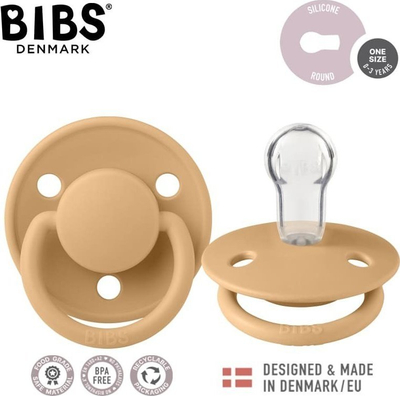 Цуцла BIBS De Lux Desert Sand, силикон, ONE SIZE, беж