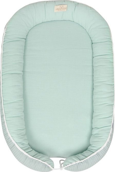 Dyshek pozicionues Socket Prestige Muslin, 80x55cm, pëlhurë muslin pambuku, rozë