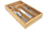 Organizues çekanësh Kesper Extendable Cutlery Tray, bambu, 26-49cm, ngjyrë druri natyrale