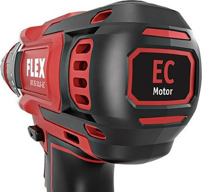 Trapano kaçavidë pa kabllo Flex DD 2 G 10.8-EC, 10.8V, 58 Nm, e kuqe e zezë