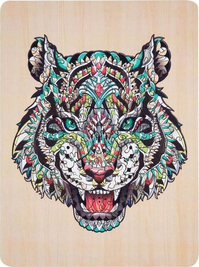 Puzzle druri Grafix Tiger, 2D, 135 copa, shumëngjyrësh