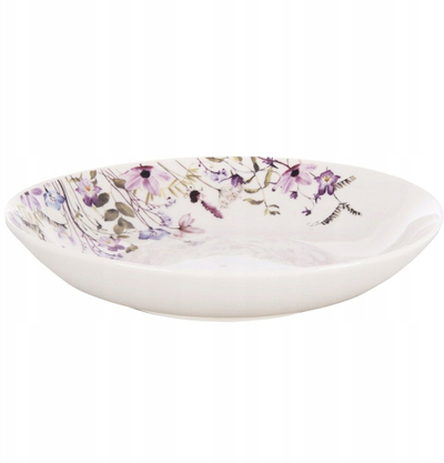 Pjata e thellë porcelani Lumarko Louka, 600 ml, 20.5 cm, me motive lulesh