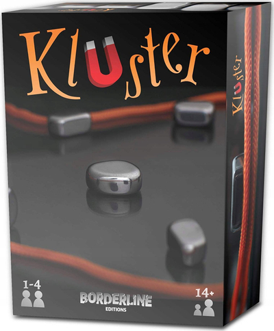 Lojë tavoline Borderline Editions Kluster, me magnetë, 1–4 lojtarë, e zezë