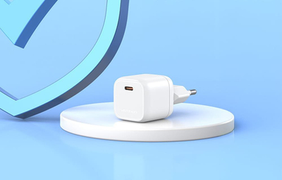 Karikues muri Vention Stylish, USB C, 30W GaN, i gjelbër