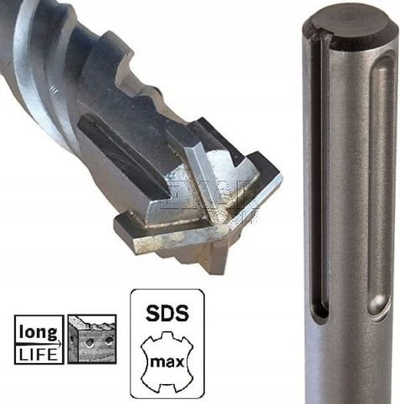 Freçë betoni Milwaukee 4932498898, 12mm, SDS Plus, gri