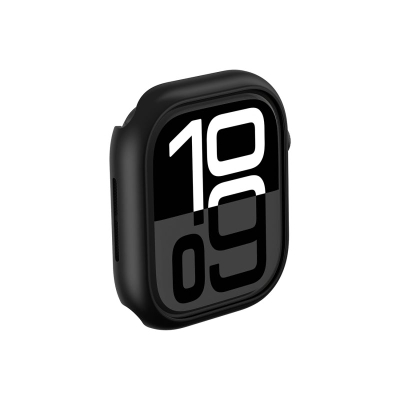 Куќиште за паметен часовник AmazingThing Minimal за Apple Watch 46mm, PC, мат, црна