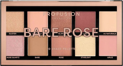 Paletë hijesh sysh Profusion Bare Rose, 16g, nuanca rozë nude