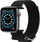 Rrip dore Spigen DuraPro Flex për Apple Watch 44/45mm, silikon, i zi