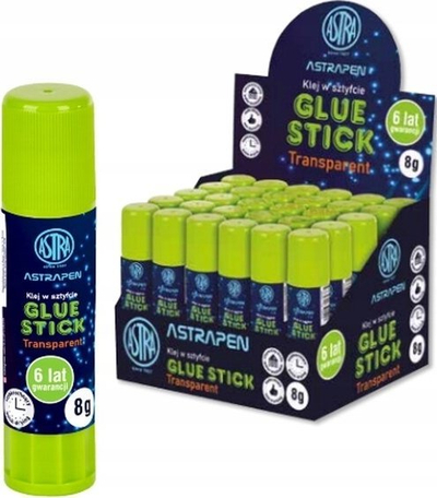 Ngjitës stilolaps Astra Astrapen, transparent, 8g, 30 copë