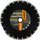 Disk diamanti Silver D.Stoner, 350mm, segmentuar, i zi
