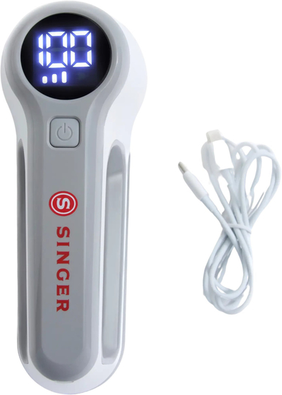 Отстранувач на влакненца Singer Lint Remover, полнач, USB C, бел