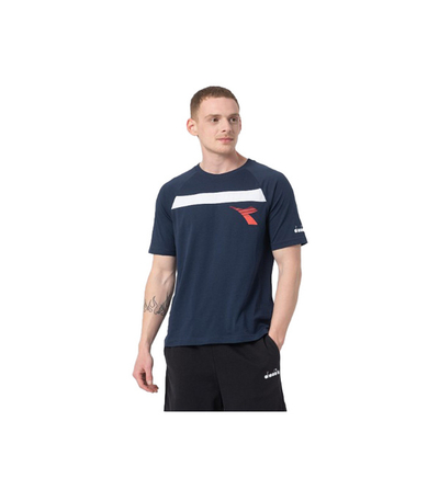 Maicë për meshkuj Diadora, e bardhë/e kaltërt/e kuqe
