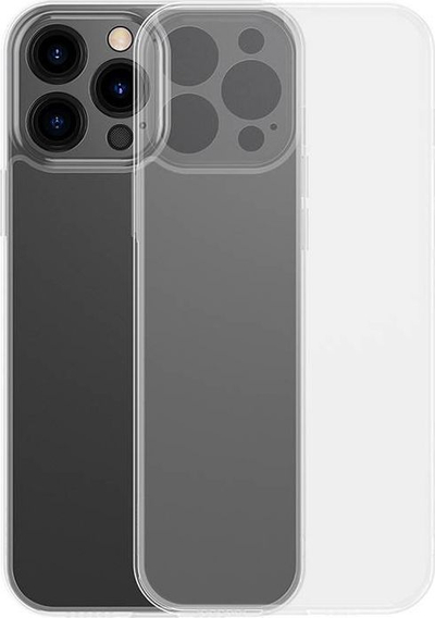 Kapak telefoni Baseus Frosted Glass për iPhone 13 Pro Max, transparent