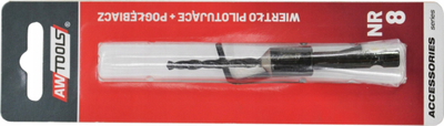 Freza me stërvitje pilot Awtools nr. 10, 2 mm, për dru