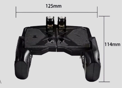 Gamepad K21, kontrollor për lojëra në celular, i zi
