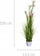 Lule artificiale në vazo Home Styling Collection, 100 cm, bar dekorativ edhe lule fushe, burgundy