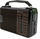 Radio portabël Tiross TS462, AM FM, me bateri, gri