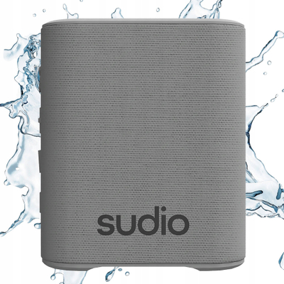 Пренослив звучник Sudio S2, Bluetooth 5.3, IPX5, кул сива