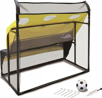 Portë stërvitore futbolli Football Training Set 2 në 1, me target dhe rrjetë, për fëmijë