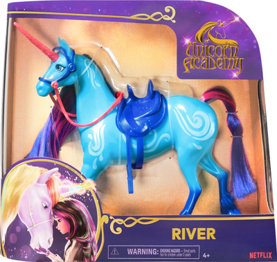 Figurë lodër Spin Master Unicorn Academy River, 28 cm, shumëngjyrëshe