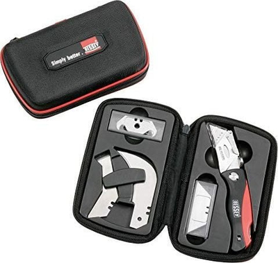 Set thikash palos Bessey DBKPH SET, me dorezë plastike, me etui najloni, gri