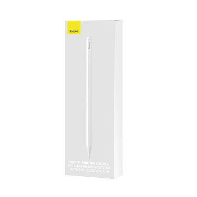 Stylus për tablet Baseus Smooth Writing 2, kapacitiv për iPad, karikim magnetik, i bardhë