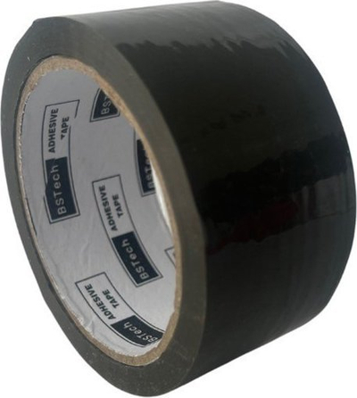 Леплива лента BSTech акрилна, 48mm x 66m, сет 6 парчиња, сива