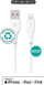 Kabllo Lightning ESTUFF ES601270, 2 m, e bardhë
