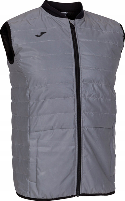 Jelek sportiv Joma R-Night, i mbushur, reflektues, gri