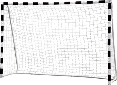 Rrjetë për port futbolli Enero Net For Goal, 300x200x110 cm, bardh e zi