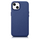Këllëf lëkure iCarer për iPhone 14, rri me MagSafe, blu