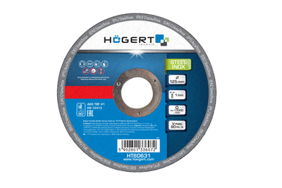 Disk prerës 125x1, për metal, gri