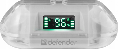 Kufje pa tel Defender Twins 916, Bluetooth 5.0, me kuti karikimi, të zeza