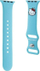 Rrip ore Hello Kitty Silicone Kitty Head, për Apple Watch 38 40 41mm, silikon, blu
