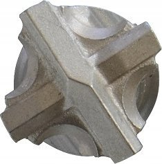 Spiralë betoni ABRABORO SDS-Plus 14mm, gjatësi 160mm, 4 tehe, ngjyrë gri metal