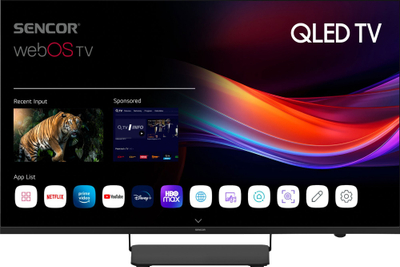TV Sencor SLE 43Q870TCSB, 43", QLED 4K UHD, Smart, i zi