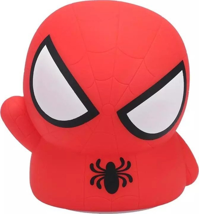 Dritë nate Spider-Man Silicone Light, rikarikueshme, 14 cm, shumëngjyrëshe