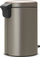 Kosh mbeturinash Brabantia Platinum Pedal Bin, 12L, argjendtë