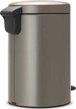 Kosh mbeturinash Brabantia Platinum Pedal Bin, 12L, argjendtë