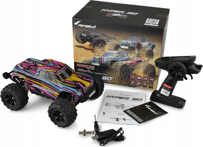Makine garash me telekomande Amewi HyperGo Monster Truck, shkalla 1:16, bateri Li-Po 1050mAh, shume ngjyra